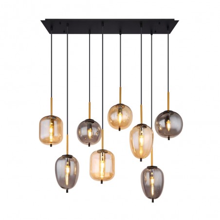 Pendant lamp Blacky Mix (8 lights)