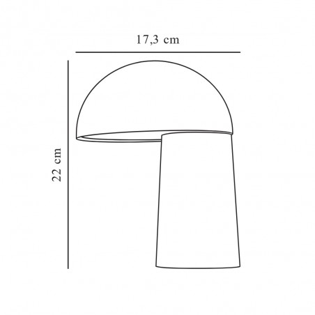 Lámpara de mesa LED Faye 3-Step Dim (3.7W)