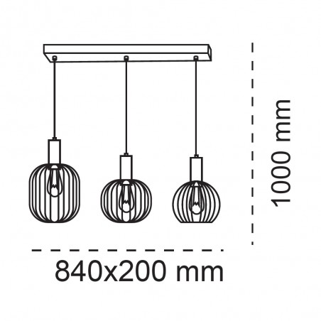 Pendant Lamp Sofis II (3 lights)