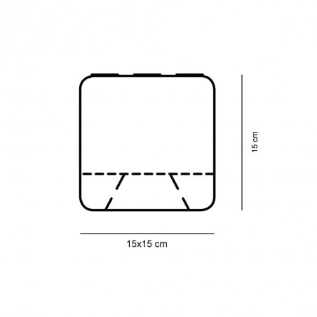 Outdoor LED Wall Lamp Open Solar (9W)