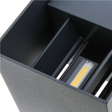Outdoor LED Wall Lamp Open Smart (2x5W)