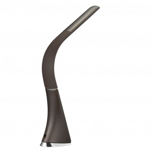 LED Desk Lamp with digital clock Pipo Brown (5W)