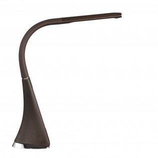 LED Desk Lamp with digital clock Pipo Brown (5W)