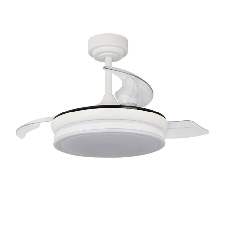 LED fan with retractable blades Isla Mini White CCT (35W)