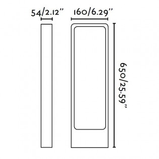 Bollard Led outdoor DAS (5W)