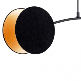 Ceiling lamp Letiva Black (2 lights)