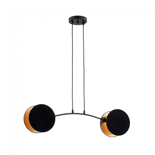 Ceiling lamp Letiva Black (2 lights)