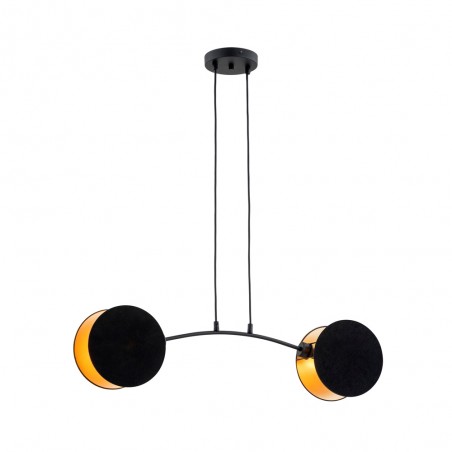 Ceiling lamp Letiva Black (2 lights)
