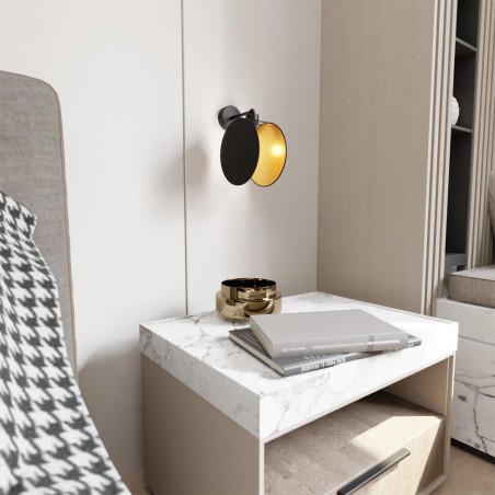 Wall lamp Letiva Black
