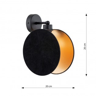 Wall lamp Letiva Black