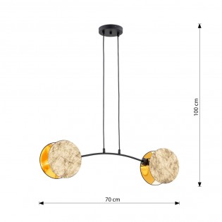Ceiling lamp Letiva (2 lights)