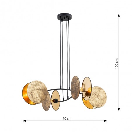 Ceiling lamp Letiva (4 lights)