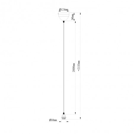 Portalámparas de techo Delux Kit E27