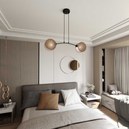 Ceiling lamp Letiva Natural (2 ligths)