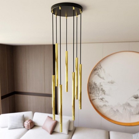 Ceiling lamp Selter Premium Gold (7 Lights)