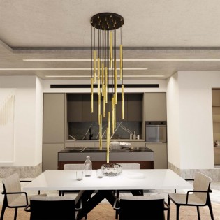 Ceiling lamp Selter Premium Gold (17 Lights)