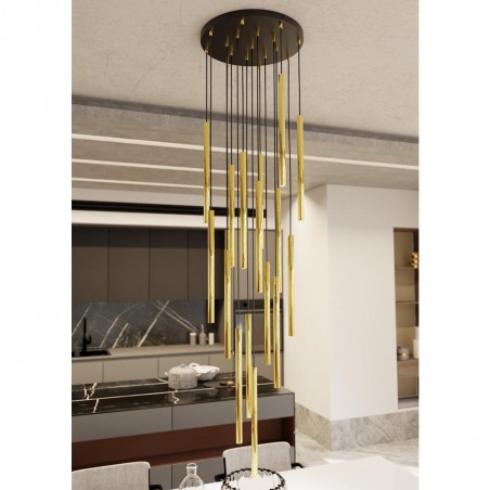 Ceiling lamp Selter Premium Gold (17 Lights)