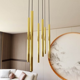 Ceiling lamp Selter Gold (6 lights)