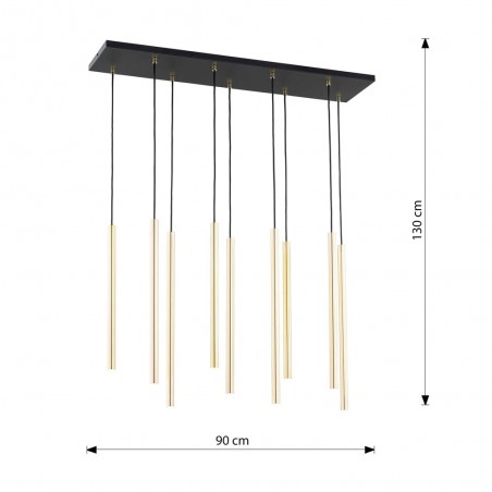 Lámpara de techo Seilter Oro (9 luces)