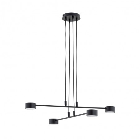 Pendant lamp Operis Black (4 lights)