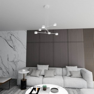 Pendant lamp Operis White (6 lights)