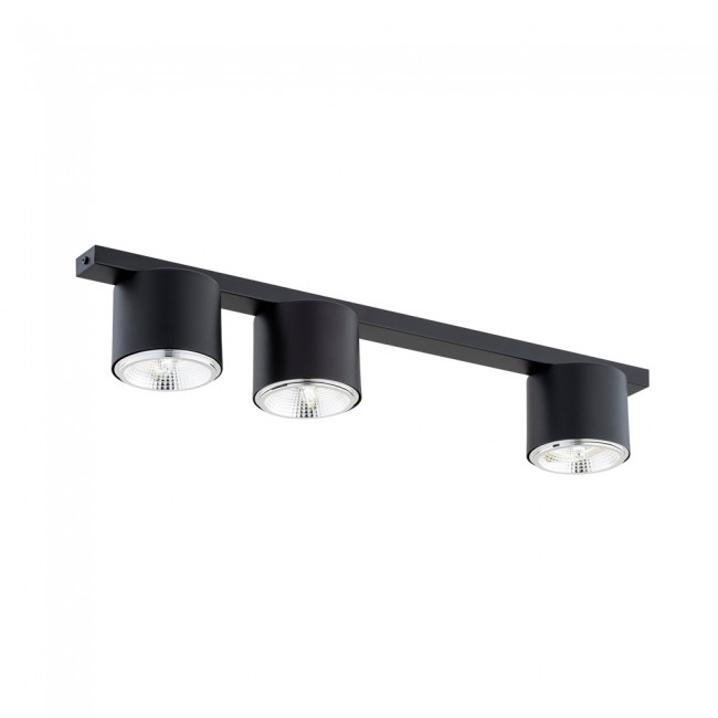 Ceiling track light Valeno Black (3 lights)