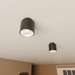 Ceiling spotlight Valeno Black