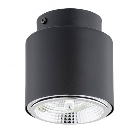 Ceiling spotlight Valeno Black