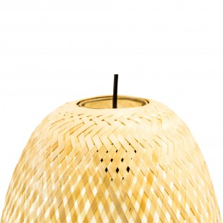 Bamboo lampshade Kumo