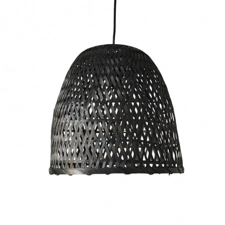 Bamboo lampshade Kumo Black