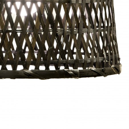 Bamboo lampshade Kumo Black