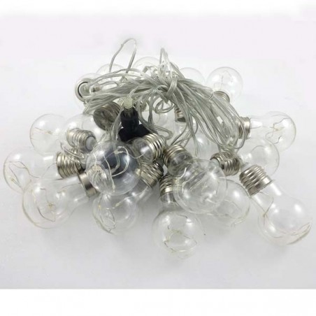 String lights Led 20 Light Bulbs transparent (3W)