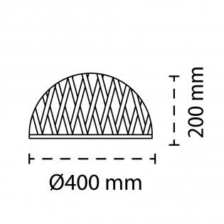Bamboo lampshade Maro