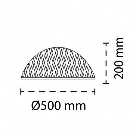 Bamboo lampshade Maro Large