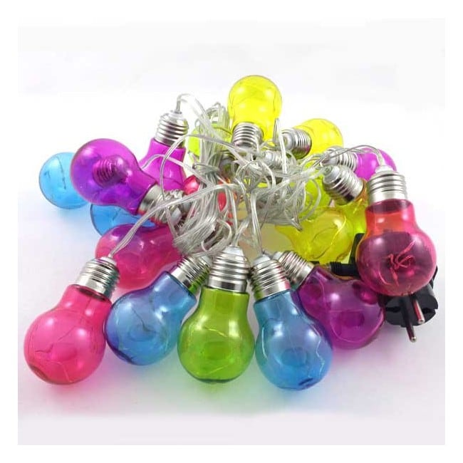 Guirnalda Led 20 bombillas de colores (0.8W) Guirnalda Led 20 bombillas de colores (0.8W)