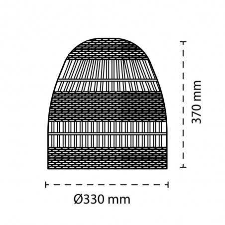 PANTALLA NOONU DE ALGAS 330/420x370mm