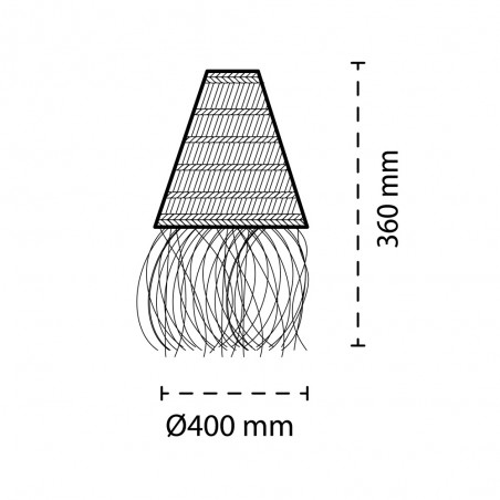 Seaweed lampshade Sadu