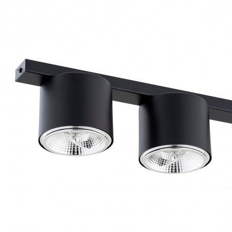 Ceiling track light Valeno Black (5 lights)