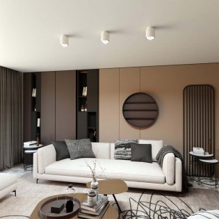 Ceiling spotlight Valeno White