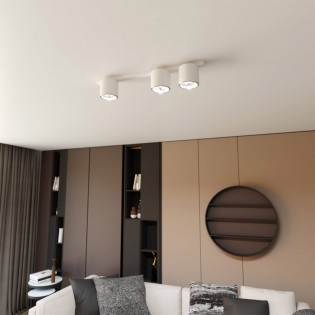 Ceiling track light Valeno White (3 lights)