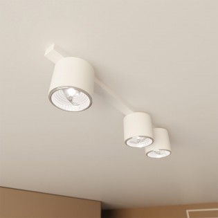 Ceiling track light Valeno White (3 lights)