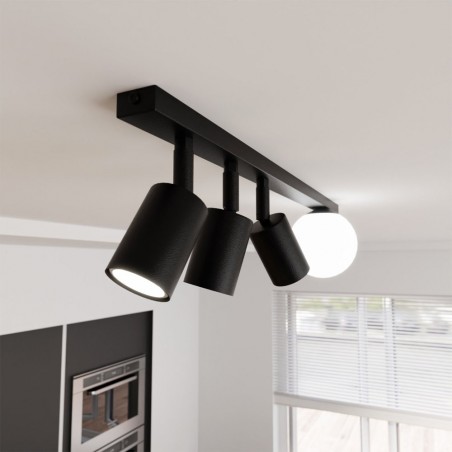 Ceiling track light Ponsel Black (4 lights)