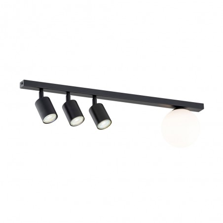 Ceiling track light Ponsel Black (4 lights)