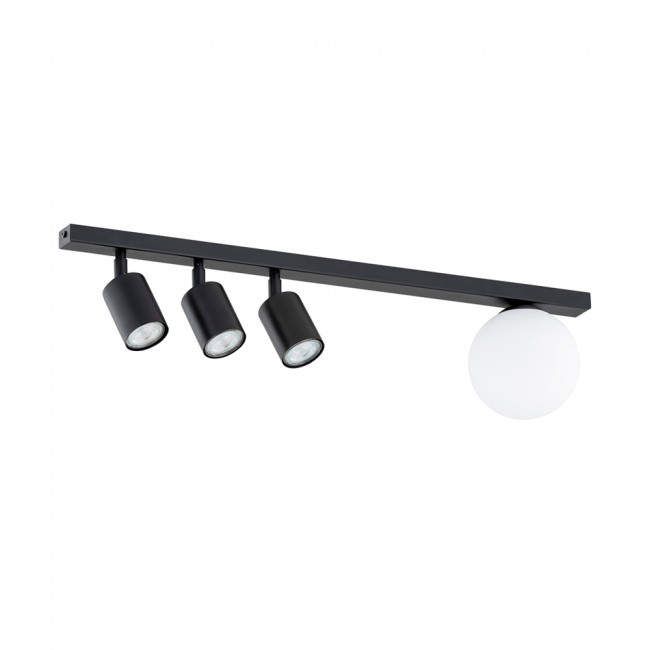 Ceiling track light Ponsel Black (4 lights)