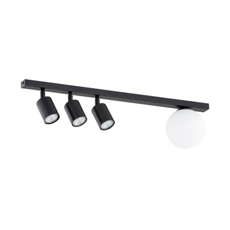 Ceiling track light Ponsel Black (4 lights)
