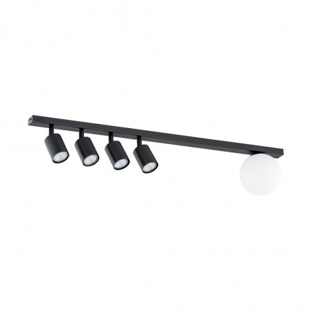 Ceiling track light Ponsel Black (5 lights)