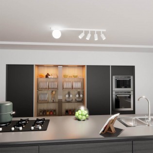 Ceiling track light Ponsel White (5 lights)