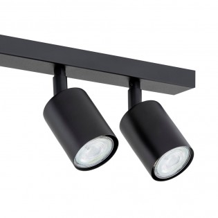 Ceiling track light Dongor Black (4 lights)