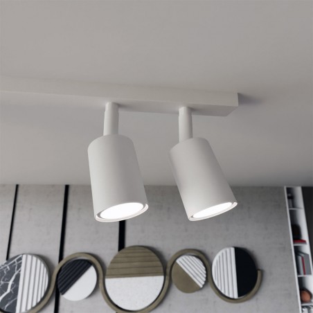 Ceiling track light Dongor White (6 lights)