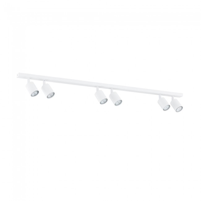 Ceiling track light Dongor White (6 lights)